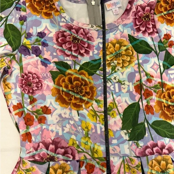 Floral Dress LulaRoe M Amelia NWT Medium with Pockets - Picture 5 of 12
